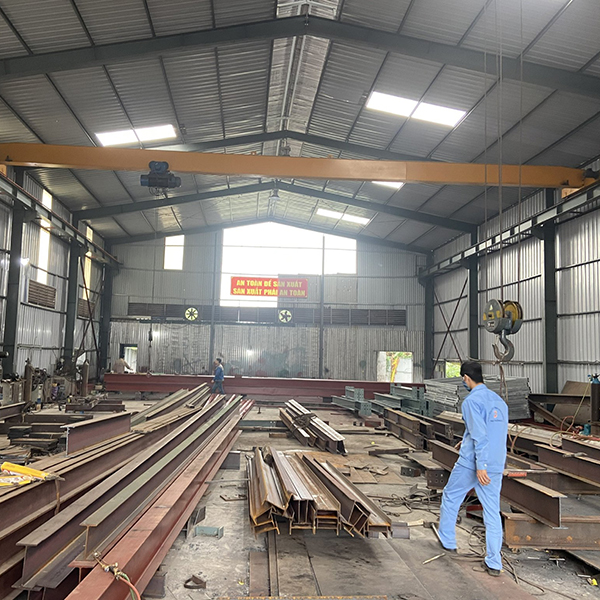 Gia công, chế tạo kết cấu thép nhà xưởng theo yêu cầu